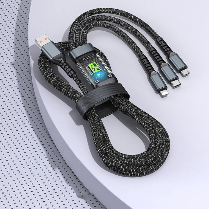 Lisslune | Super Fast Charging 3-in-1 Data Cable