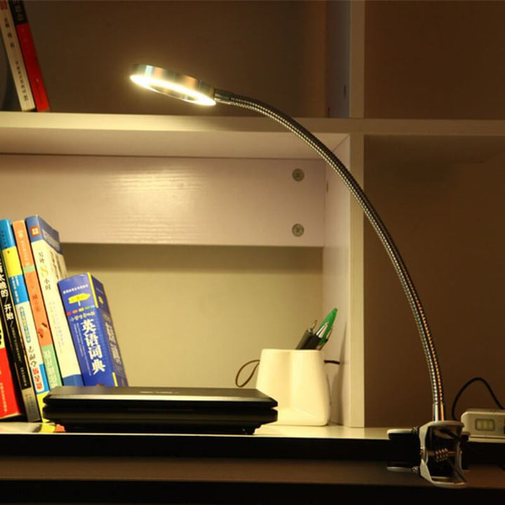 Lisslune | Creative simple USB pants button LED reading clip desk lamp