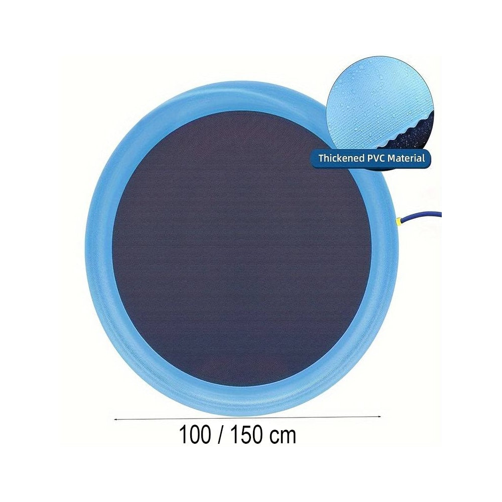 Lisslune | PawSplash Dog Bath – Inflatable Water Mat with Sprayers for Pets