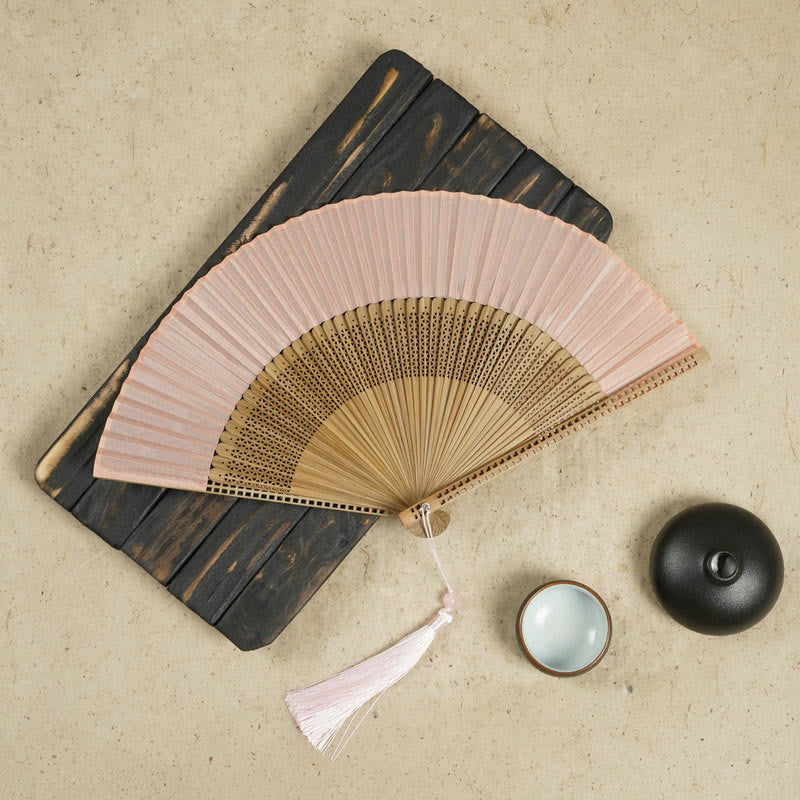 Lisslune | Hand fan made of bamboo silk
