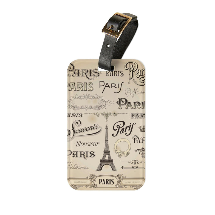 Lisslune | Chic Traveler: Personalized set of luxury luggage tags with elegant leather straps