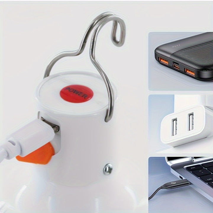 Lisslune | PowerGlow LED Lamp – Rechargeable USB lamp with Lithium battery and ABS Housing