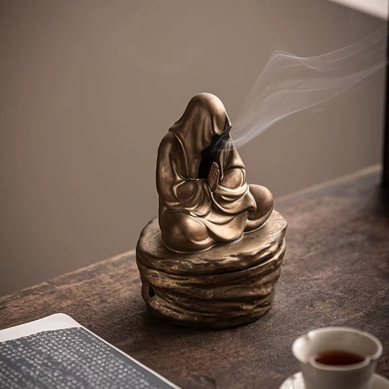 Lisslune | Silent Monk Backflow Ceramic Incense Burner