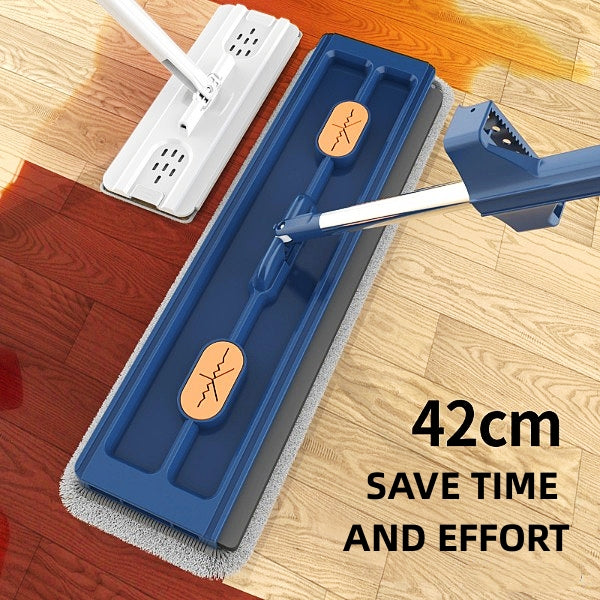 Lisslune | EasyClean | Large Flat Mop 2023 | Stainless Steel Rod
