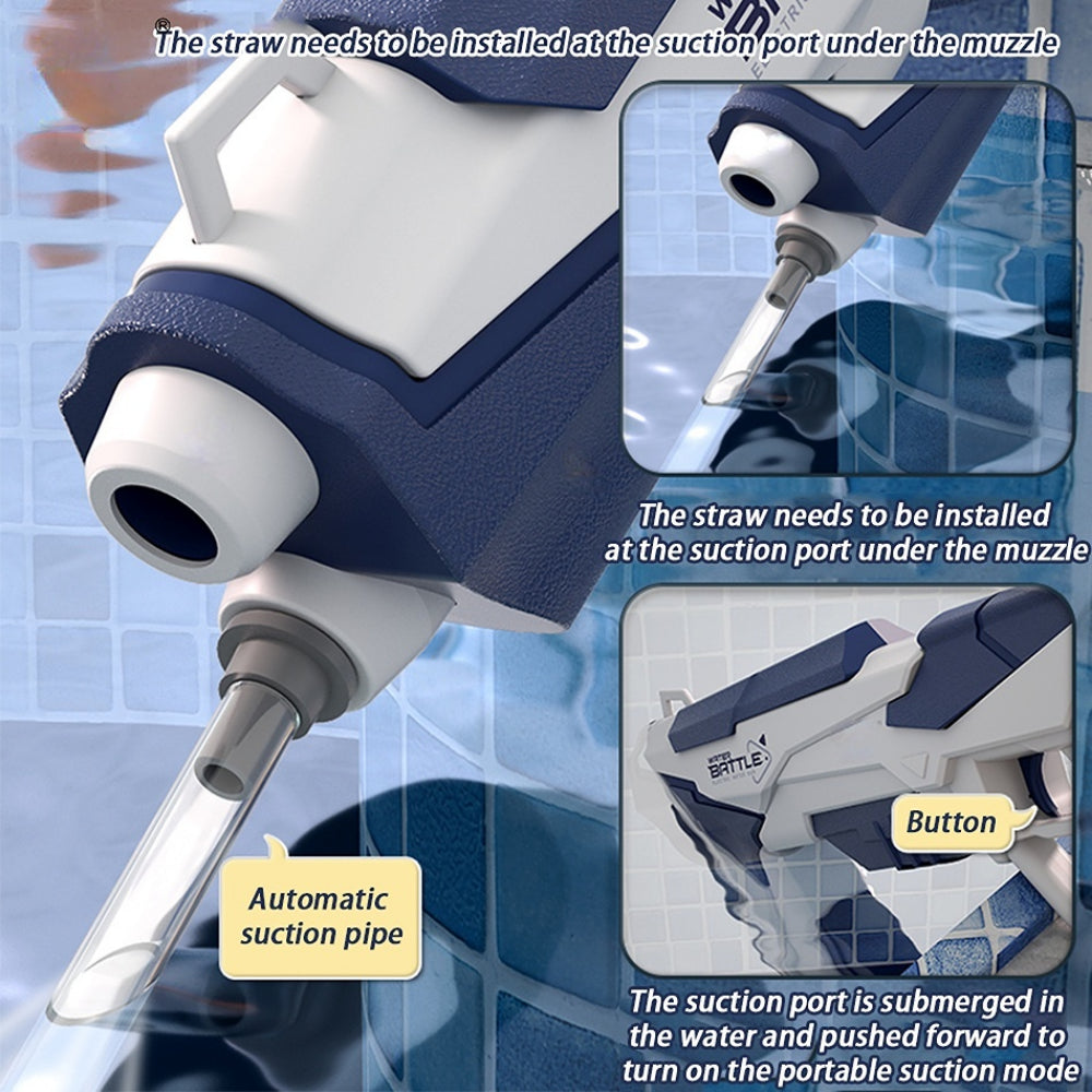 Lisslune | AquaThrill Water Blaster | Powerful Water Fun | USB rechargeable