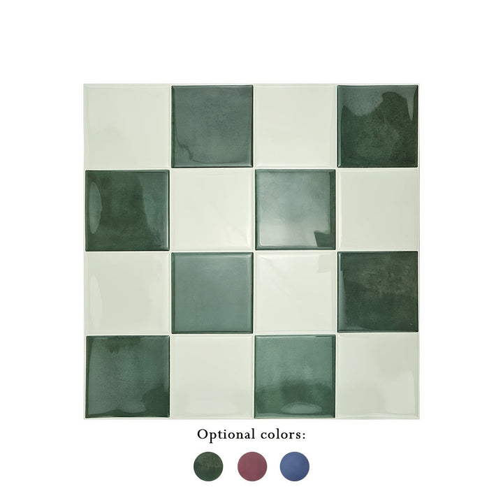 Rynx | 10/30 pieces self-adhesive tile] 10/30 pieces self-adhesive bathroom wall tile, self-adhesive kitchen splash, 10.5 inches * 10.5 inches waterproof and oil-resistant splash guard, easy-to-apply adhesive for kitchen, bathroom, walls & RVs