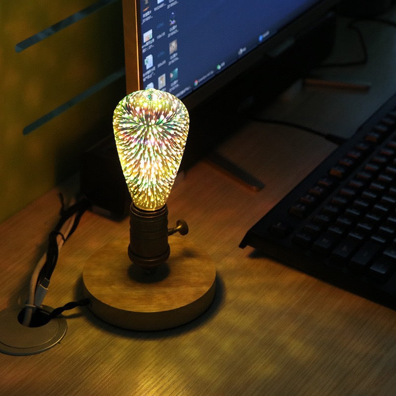 Lisslune | 3D Fireworks LED Light Bulb