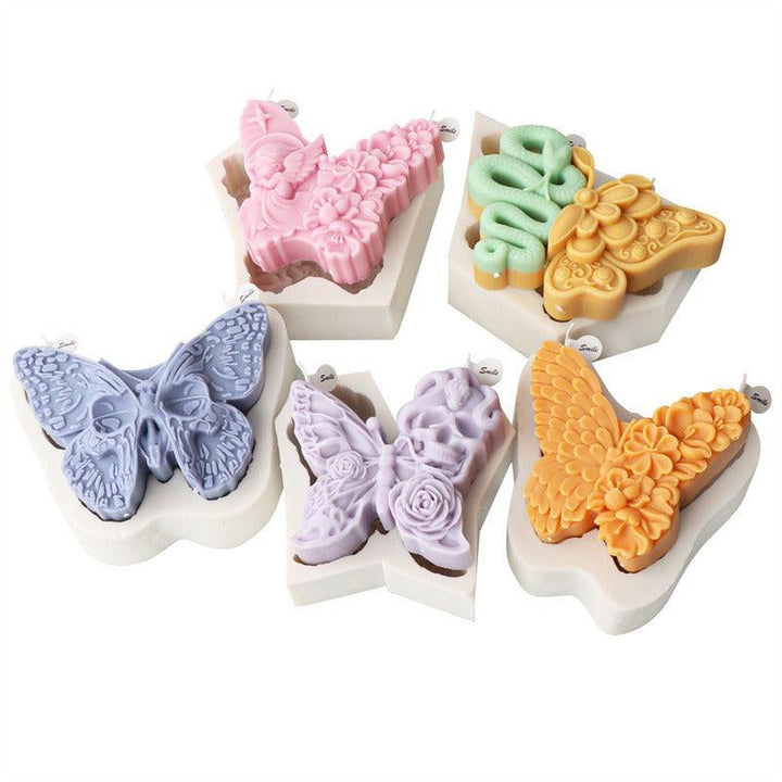 Lisslune | Playful Skull and Butterfly Silicone Mould for Halloween Treats