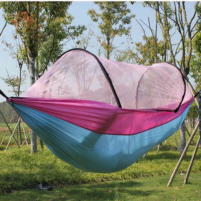 Lisslune | Fully automatic quick-opening hammock with net