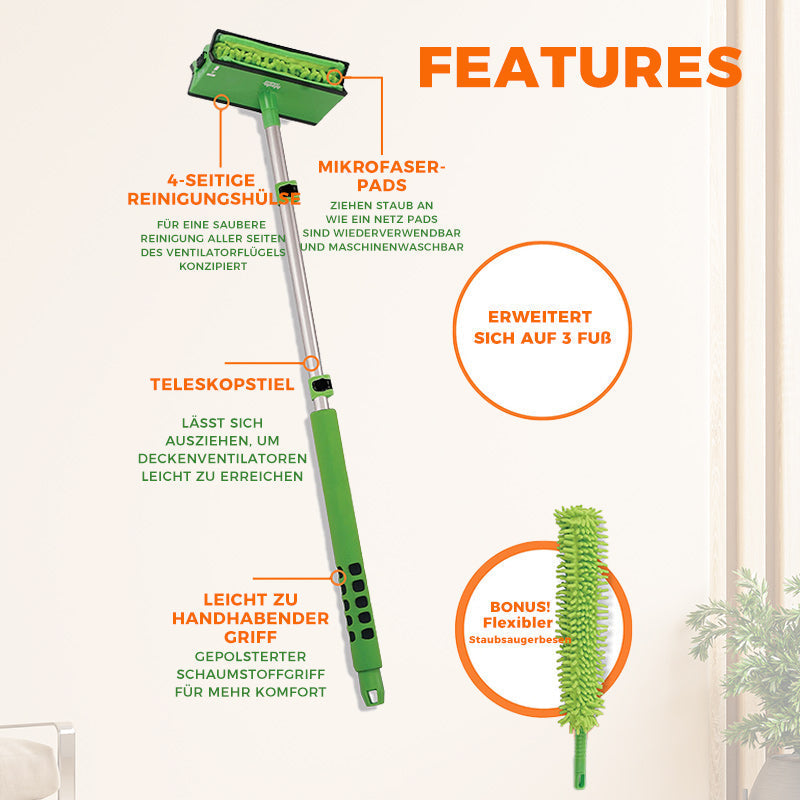 Lisslune | Cleaning tool for ceiling fans