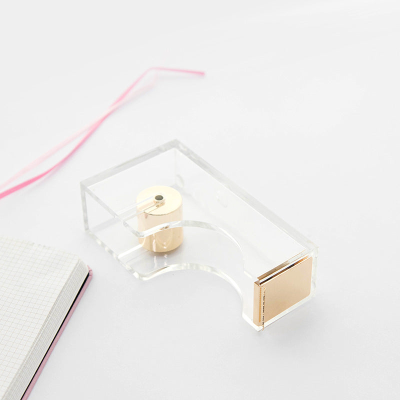 Rynx Aesthetic Acrylic Transparent Tape Dispenser