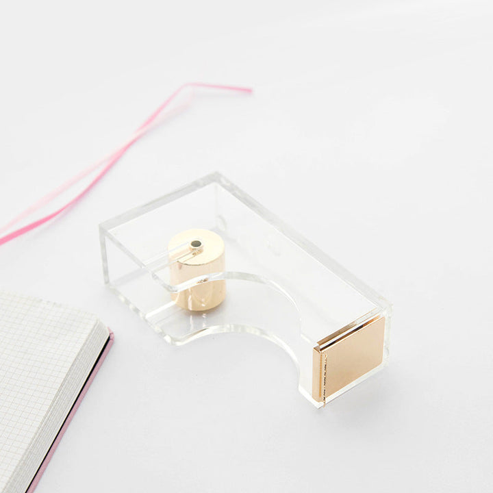 Rynx Aesthetic Acrylic Transparent Tape Dispenser