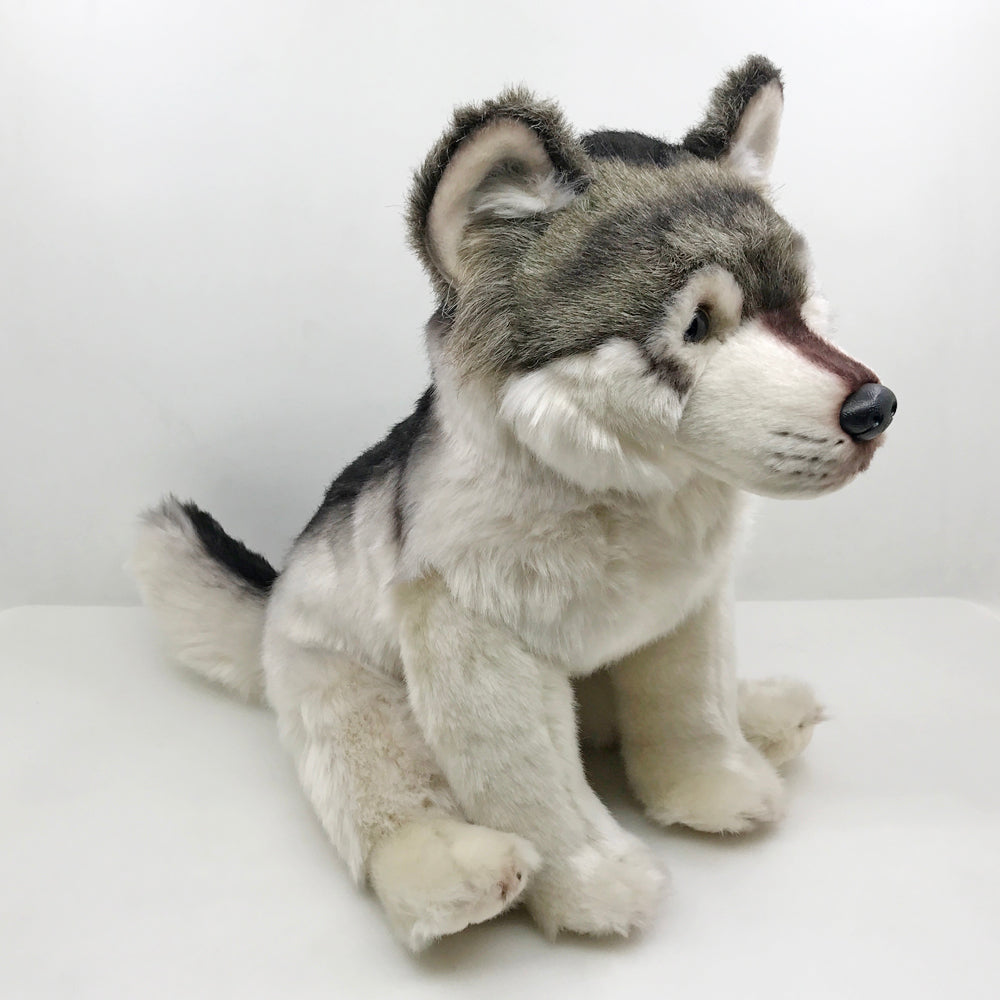 Lisslune | Gray Wolf Plush Toy