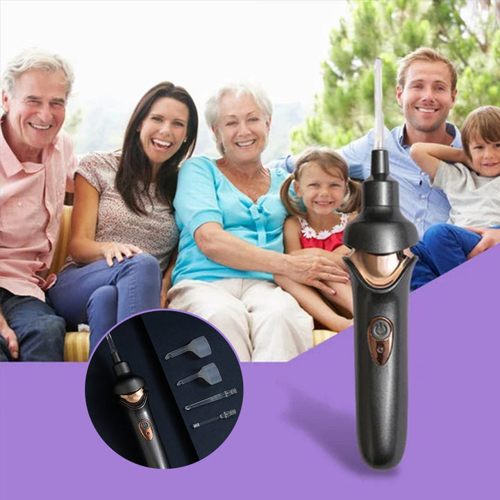 Lisslune | EarSoft | Electric Ear Cleaner with Soft Silicone Tips