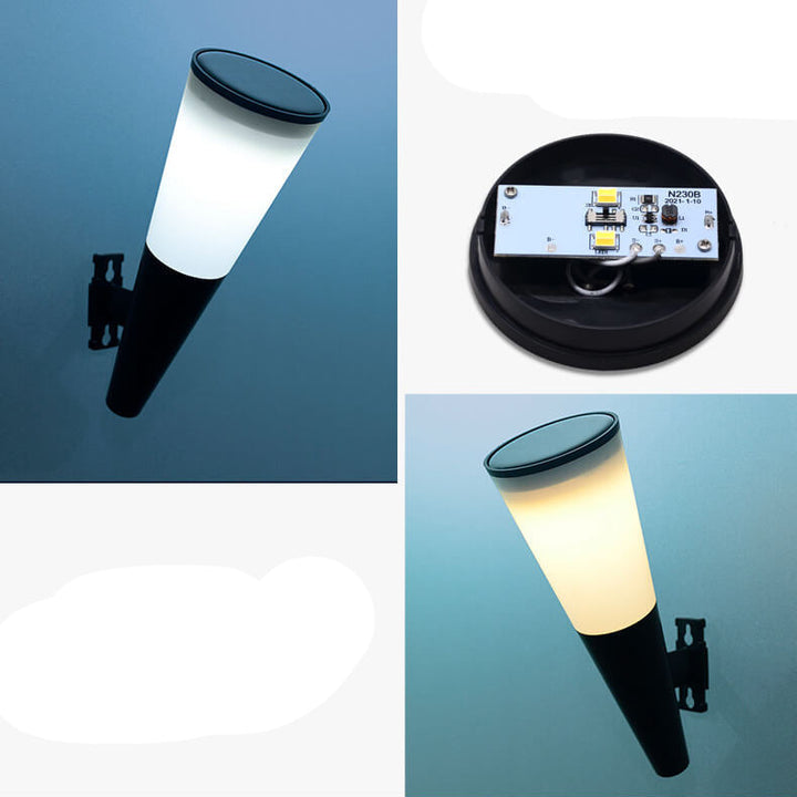 Lisslune | Truro Solar Wall Light Anthracite - Energy-Efficient Solar Outdoor Wall Illumination