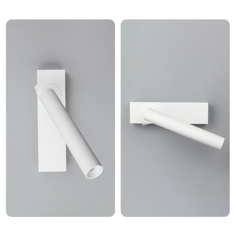 Lisslune | LumeFocus Rectangular LED Wall Light | Adjustable Angle | Minimalist Design | Reading Lamp | Warm Light