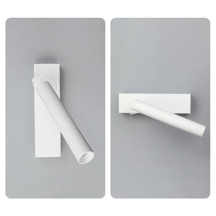 Lisslune | LumeFocus Rectangular LED Wall Light | Adjustable Angle | Minimalist Design | Reading Lamp | Warm Light