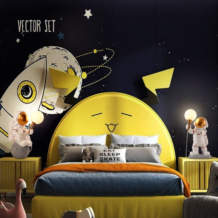 Lisslune | CosmoBuddy Astronaut Wall Lamp | Creative Design | Resin & ABS | LED Bedroom Light