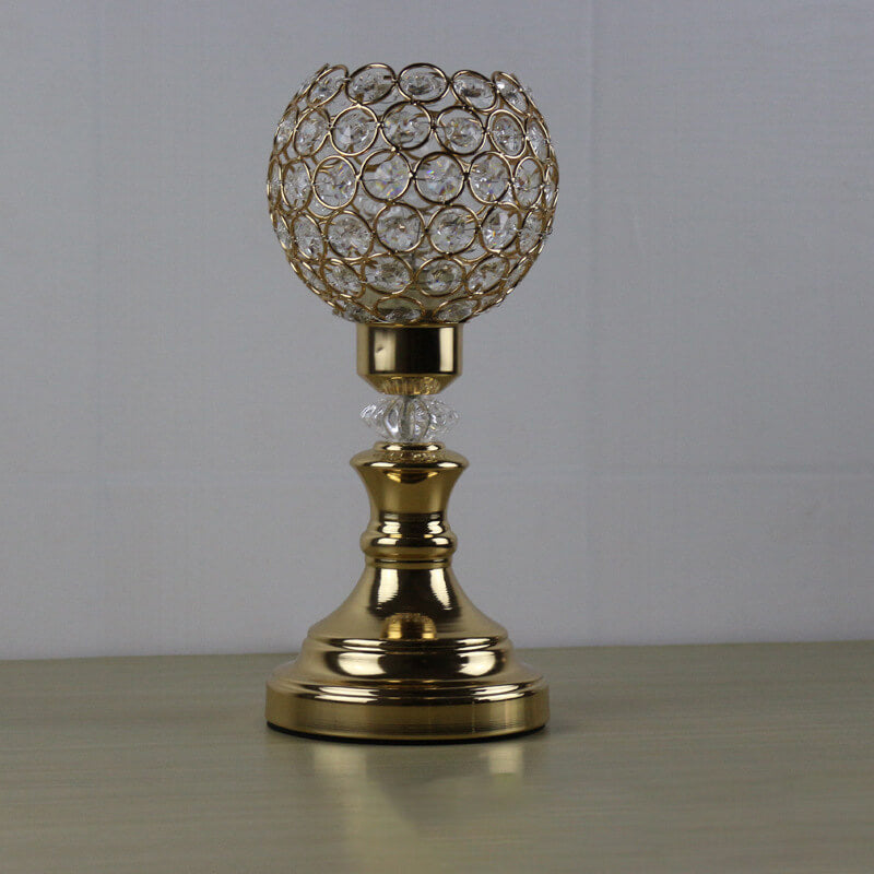 Lisslune | European Luxury Crystal Ball 1-Light Art Table Lamp