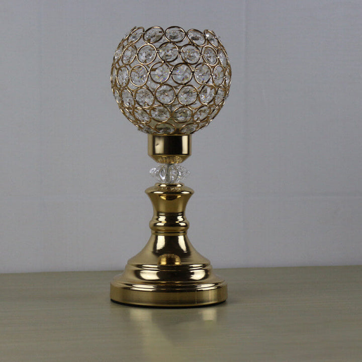 Lisslune | European Luxury Crystal Ball 1-Light Art Table Lamp