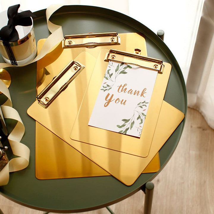 Lisslune | Frendorf Stylish Golden Clipboards