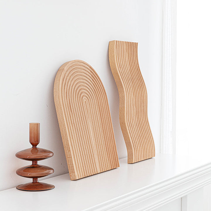 Rynx Decorative Wave Arch Wooden Tray