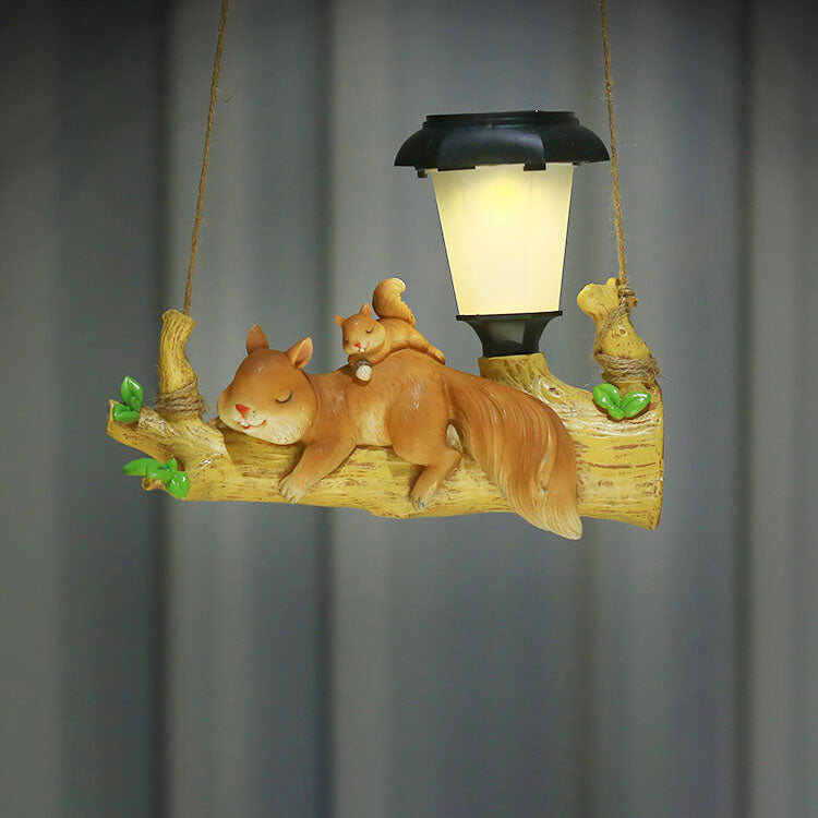 Lisslune | GlowSloth – Funny outdoor wall light with two sloths resting on a branch