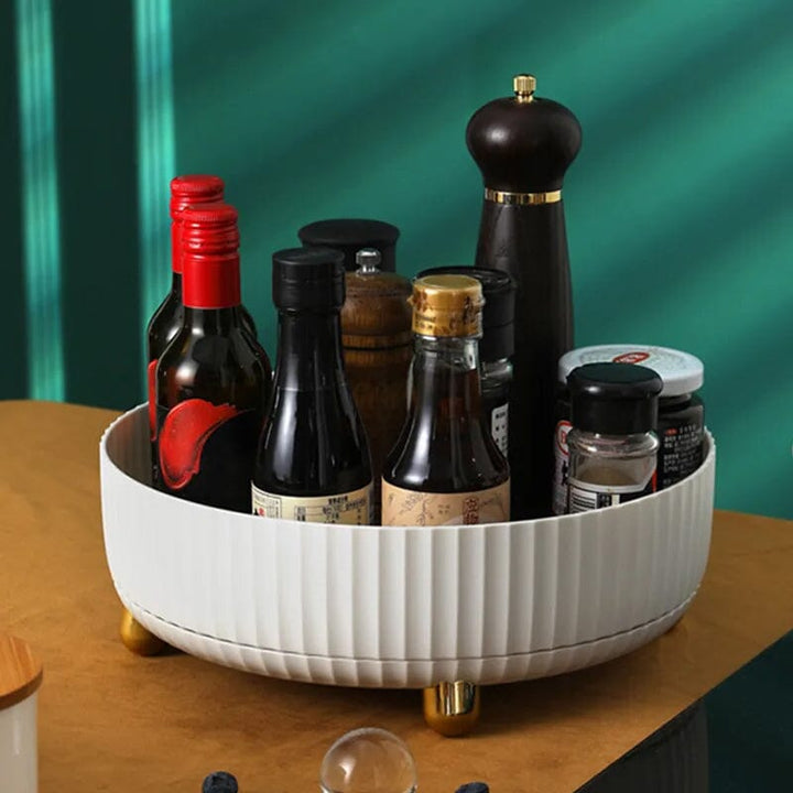 Lisslune | 360° rotating storage bowl, spice rack