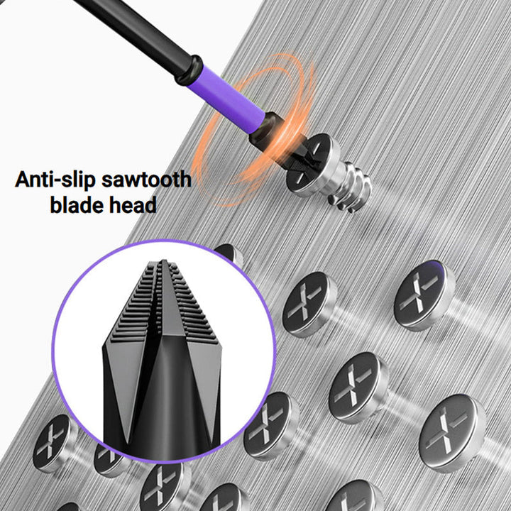 Lisslune | D1 Anti-Slip and Shockproof Bits with Phillips Screwdriver Bits