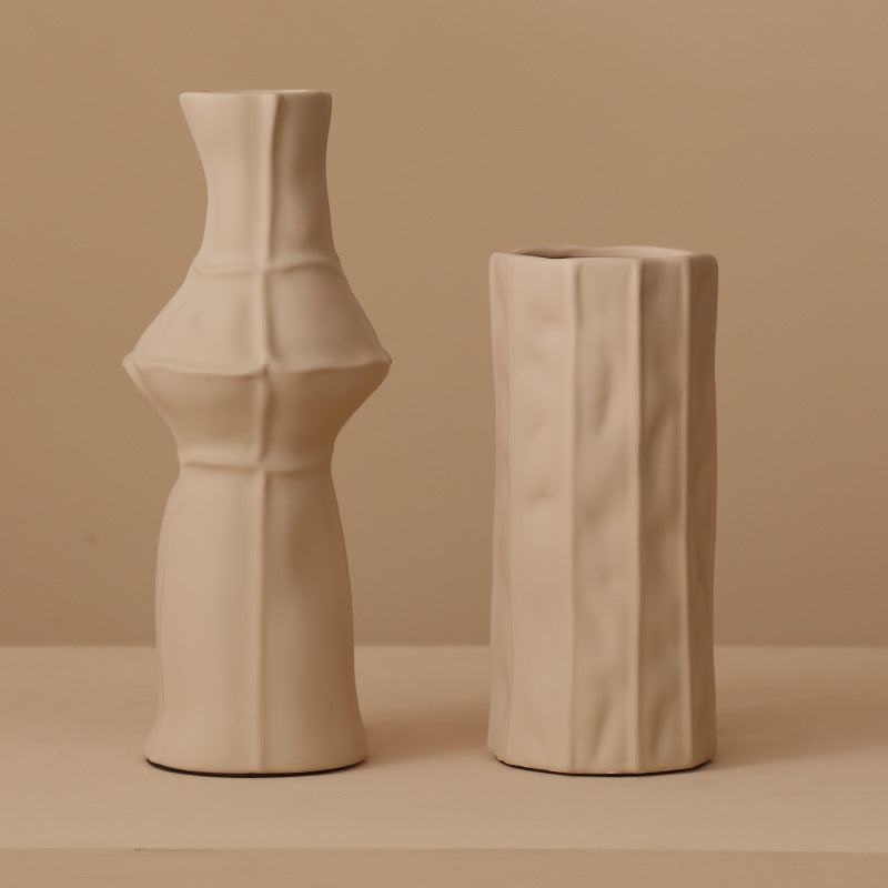 Rynx Morandi Embroidered Ceramic Vase