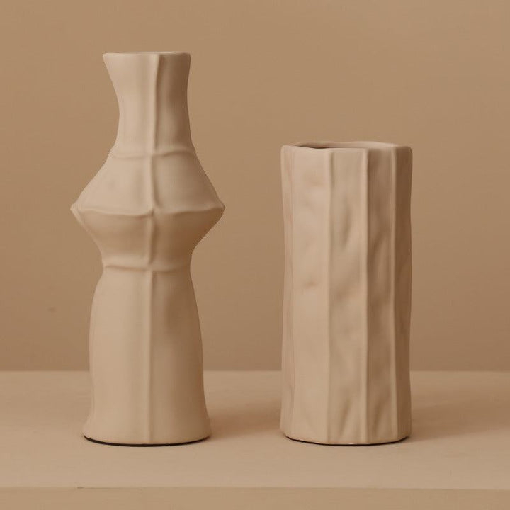 Rynx Morandi Embroidered Ceramic Vase