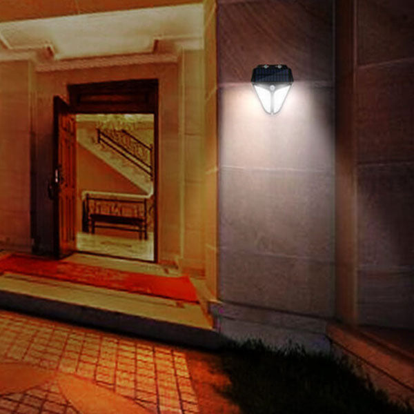 Lisslune | Solar Intelligent Triangle Outdoor Waterproof Body Sensor Patio LED Wall Light