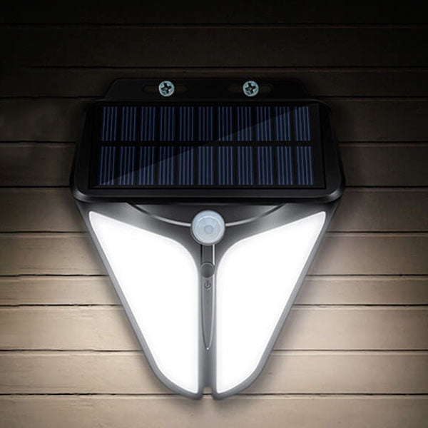 Lisslune | Solar Intelligent Triangle Outdoor Waterproof Body Sensor Patio LED Wall Light