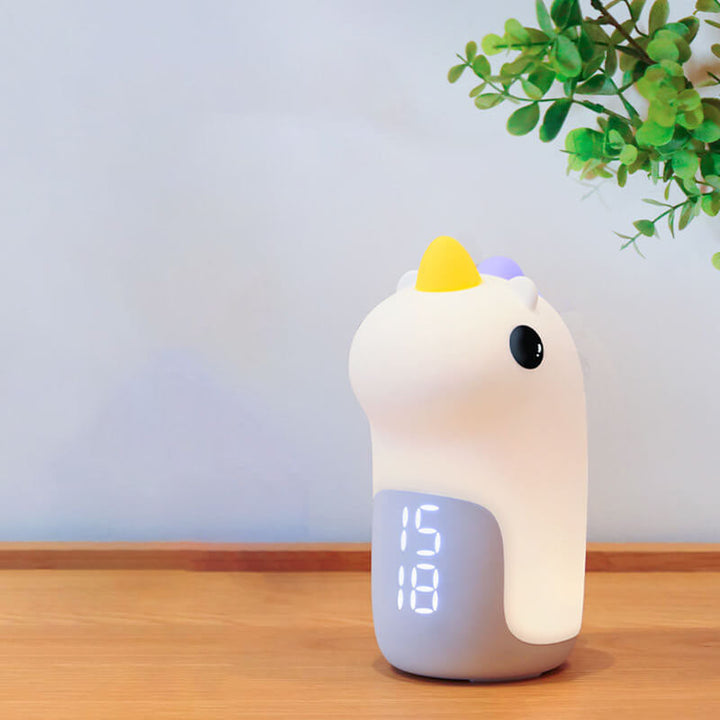 Lisslune | Unilora DreamLight Alarm Clock | Unicorn Design | Timer & LED Night Light | Nursery Decor