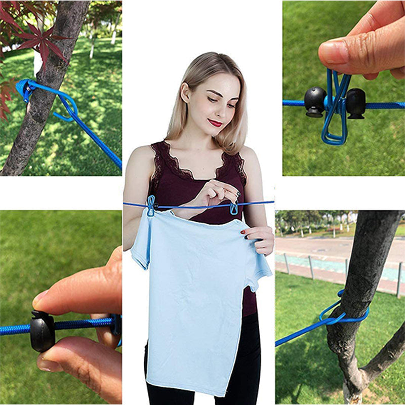 Lisslune | Portable elastic travel dress rack