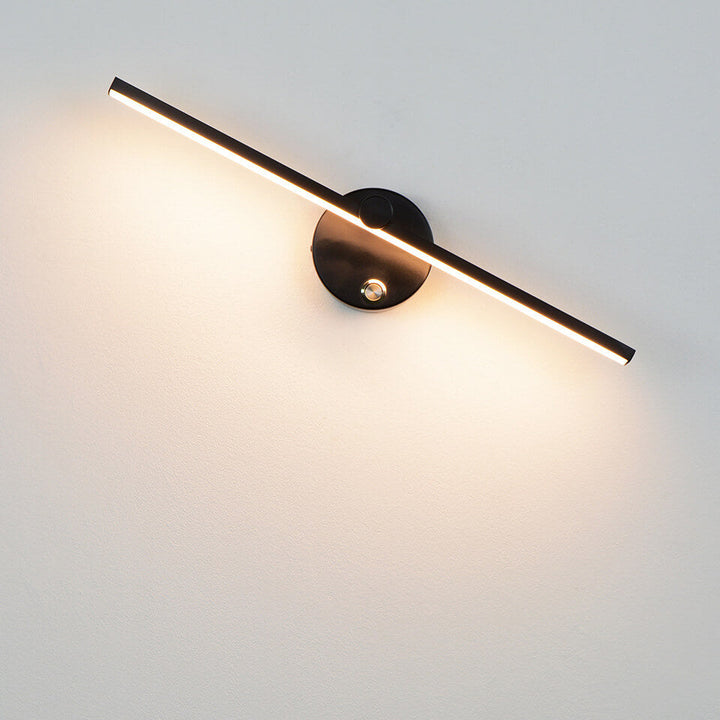 Lisslune | Nordic Minimalist Aluminium Long Bar Switch LED Mirror Wall Light Lamp