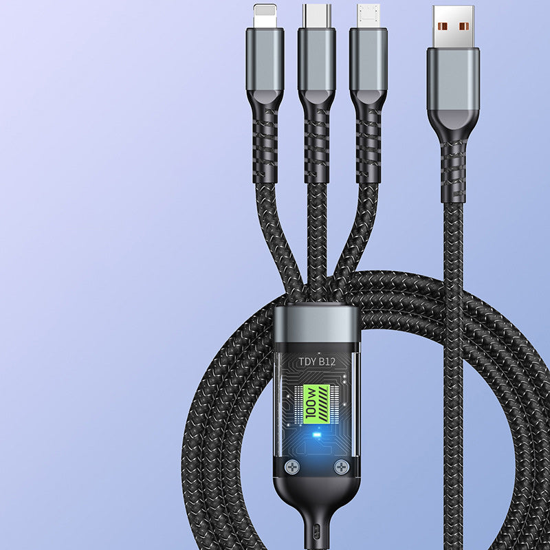 Lisslune | Super Fast Charging 3-in-1 Data Cable