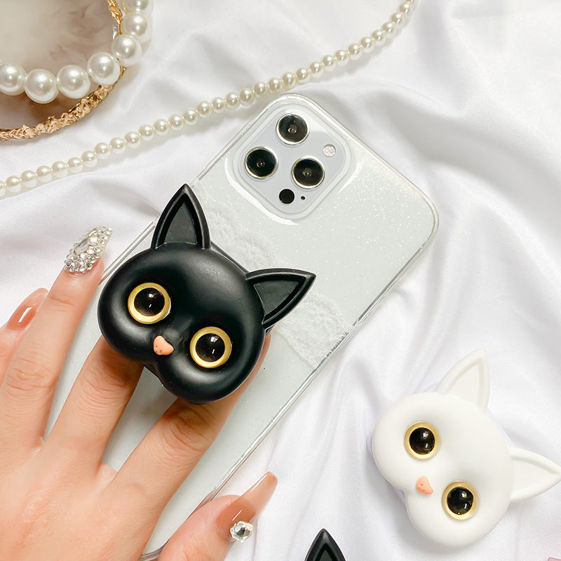 Lisslune | Portable 3D Cat Phone Holder with Makeup Mirror