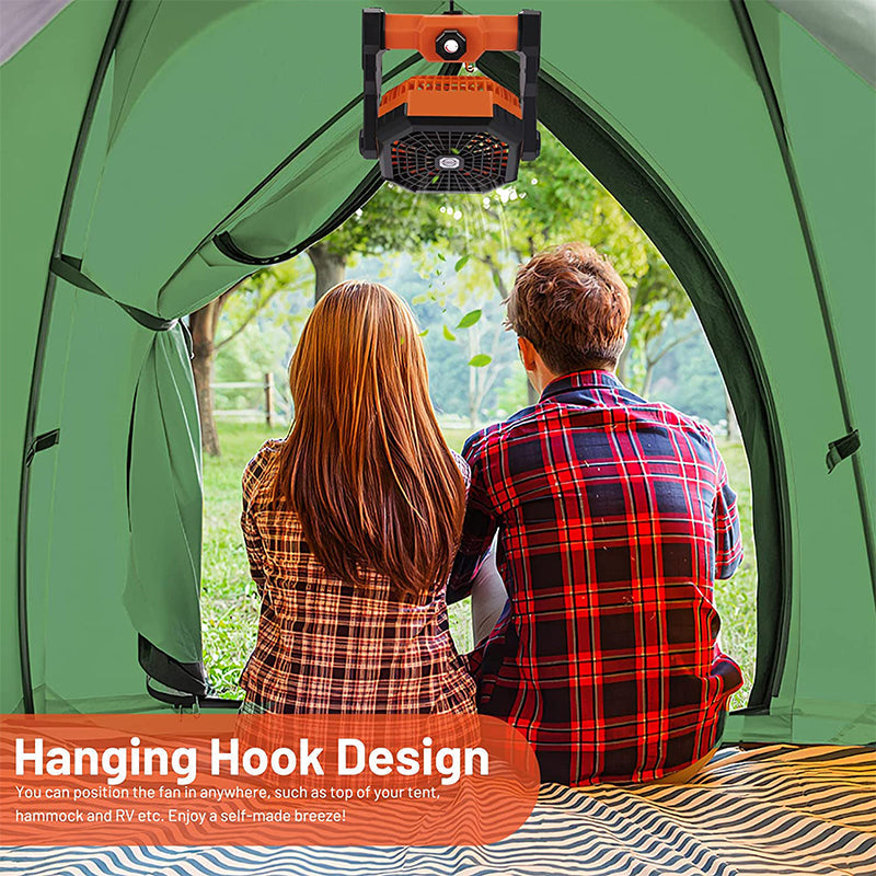 Lisslune | Camping LED Fan with Light