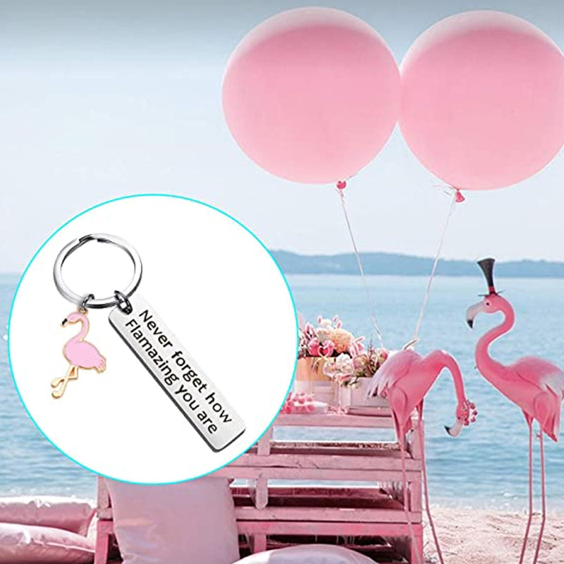 Lisslune | Motivational Flamingo Keychain