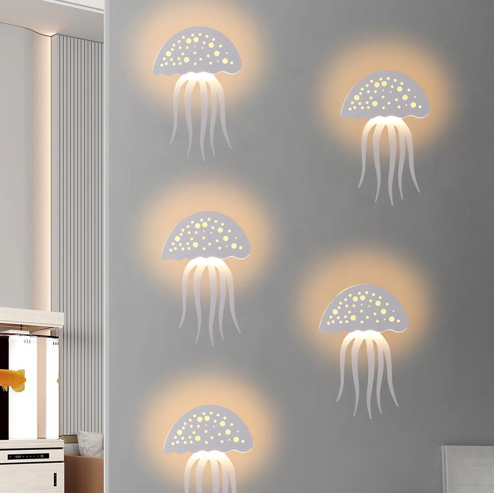 Lisslune | Modern creative 1-Light LED Jellyfish Wall Light