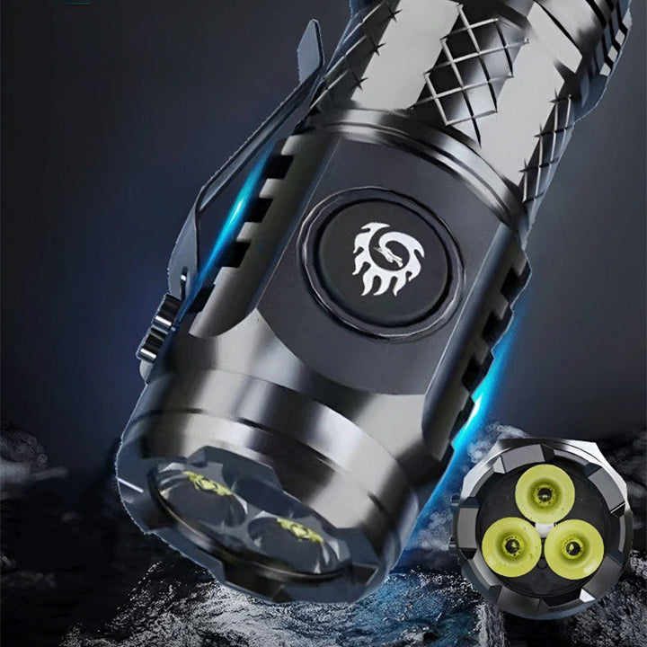 Lisslune | Mini flashlight with three-eyed monster