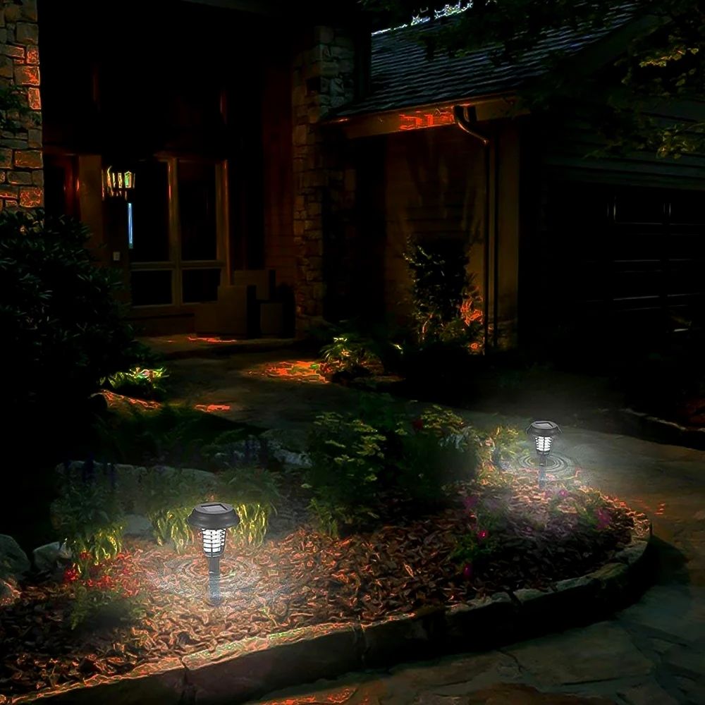 Lisslune | Solar Insect Killer with LED Light – Waterproof Garden Light for Mosquito Repulsion