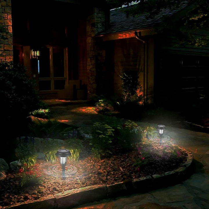Lisslune | Solar Insect Killer with LED Light – Waterproof Garden Light for Mosquito Repulsion