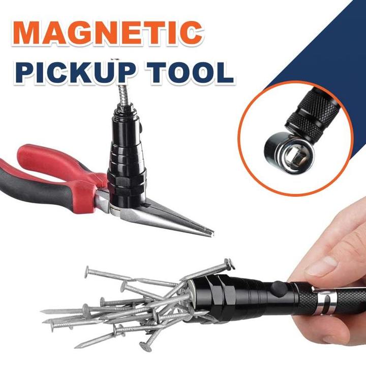Lisslune | Telescopic Magnetic Pickup Flashlight