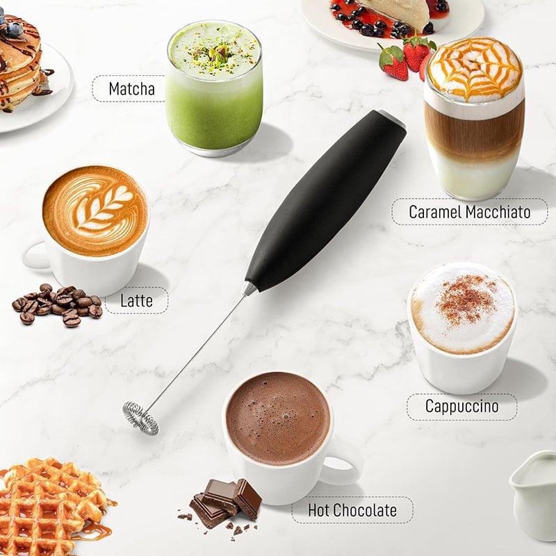 Lisslune | Powerful Milk Frother with Stand