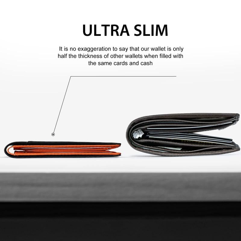 Lisslune | Mens Slim Wallet RFID Blocking