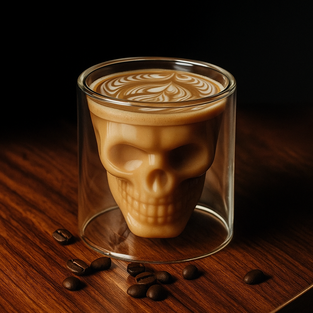 Lisslune | 3D Skull Head Double Drinking Glass