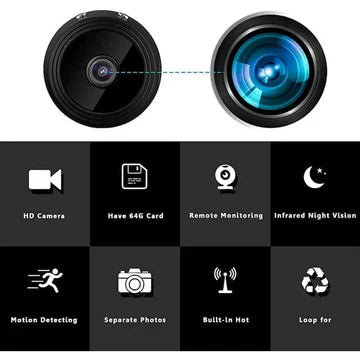 Lisslune | WatchPoint Mini – Wireless 1080p Camera with Night Vision and Magnetic Mount