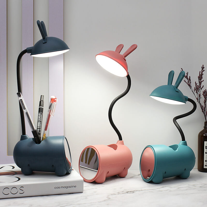 Lisslune | Creative LED Touch Lamp with Pen Holder | USB Charging Function | Desk Lamp | Children's Room Decor